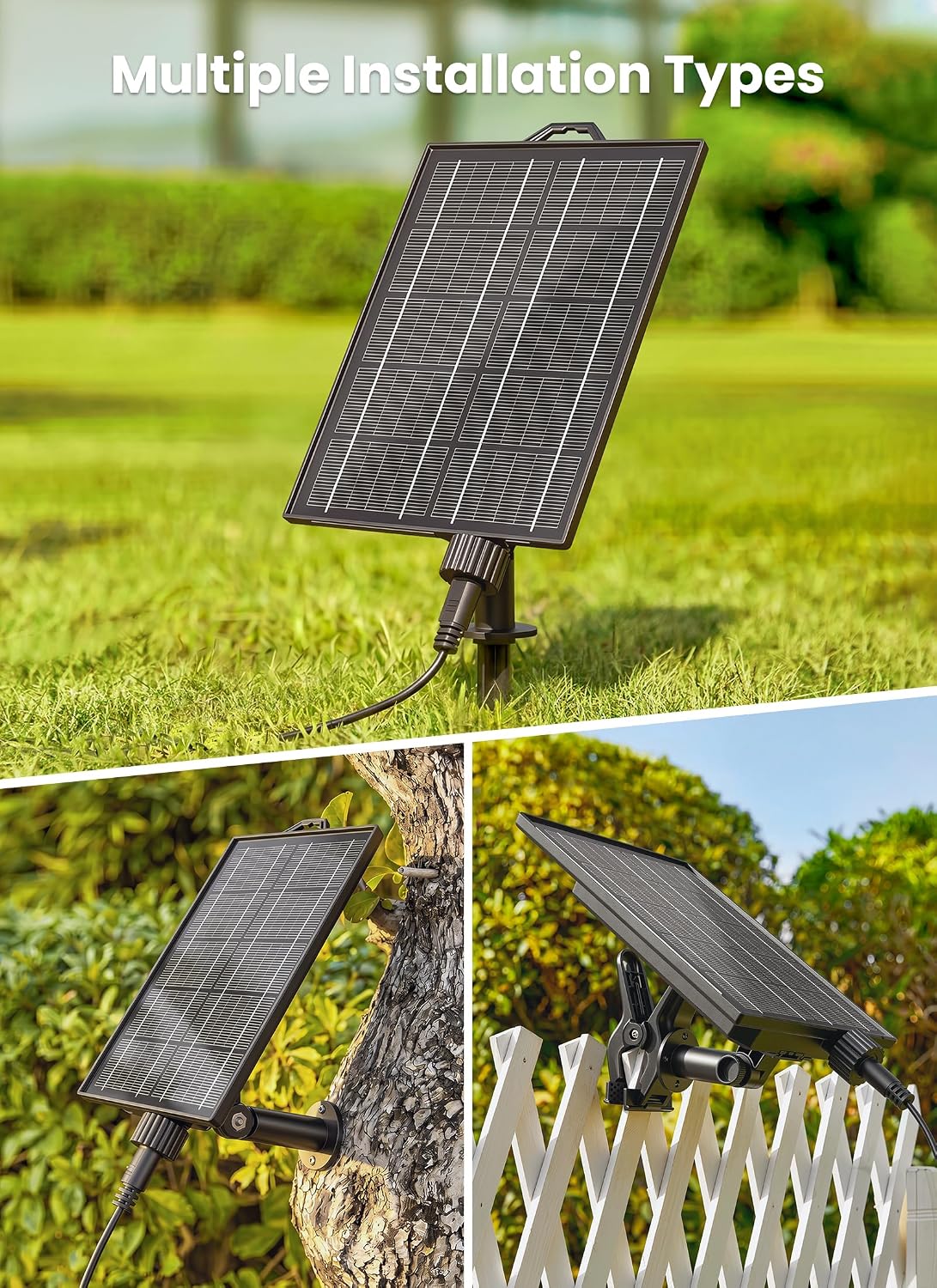 Brightown 108FT 52LED Solar String Lights Outdoor with Remote & USB Port, Shatterproof Bulbs, Dimmable & Timable, 3 Modes, Patio Lights Solar Powered with Mount Clips for Camping Backyard Garden Decor - Image 9